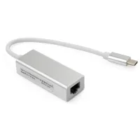 Перехідник USB-C to RJ45 Ethernet 1000Mbps aluminium Vinga (VCPATC2GBLNS) - 3