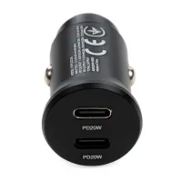 Зарядний пристрій Vinga 40W PD 2xUSB-C (20W+20W) Car Charger (VCPCCCC40) - 3