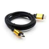 Кабель мультимедійний HDMI M to HDMI M 1.8m V2.0 Vinga (VCPDCHDMI2VMM1.8BK) - 3