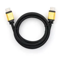 Кабель мультимедійний HDMI M to HDMI M 1.8m V2.0 Vinga (VCPDCHDMI2VMM1.8BK) - 1