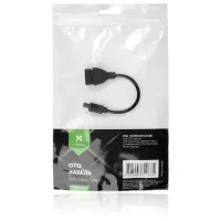 Перехідник OTG USB 2.0 AF to USB-C 0.1m Vinga (VCPDCOTGTCBK) - 4