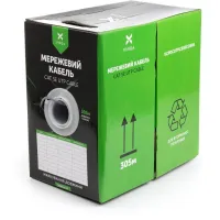 Кабель мережевий Vinga UTP 305м cat.5e Copper 4 pairs 0.5мм мідь (VCPDCUTPC505CO305) - 1