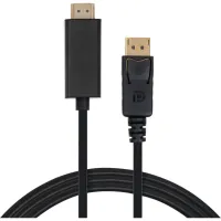 Кабель мультимедійний DisplayPort M to HDMI M 1.8m V1.4/V2.1 4K120/8K60 Vinga (VCPDP14HI211.8) - 1