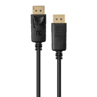 Кабель мультимедійний DisplayPort M to DisplayPort M 1.8m Vinga (VCPDP1.8BK) - 2