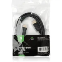 Кабель мультимедійний DisplayPort M to DisplayPort M 1.8m Vinga (VCPDP1.8BK) - 4