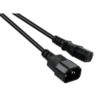 Кабель живлення C13 to C14 1.8m Vinga (VCPP5C13141.8BK) - 1