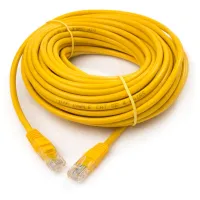 Патч-корд Vinga UTPCat5e 15 m CCA (VCPPCCCS15Y) - 3