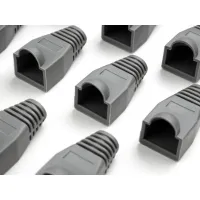 Ковпачок конектора Vinga RJ45 grey (VCPSLGR) - 3
