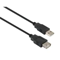 Дата кабель USB 2.0 AM/AF 3.0m Vinga (VCPUSBAMAF3BK) - 1