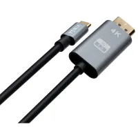 Кабель мультимедійний USB-C to DisplayPort M 1.5m v1.2 4K60Hz Vinga (VCPVCCD1215) - 2