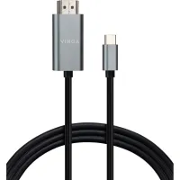 Кабель мультимедійний USB-C to HDMI M 1.5m V1.4 4K30Hz Vinga (VCPVCCH1415) - 1