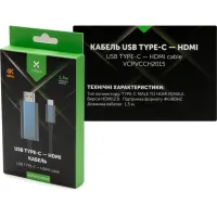 Кабель мультимедійний USB-C to HDMI M 1.5m v2.0 4K60Hz Vinga (VCPVCCH2015) - 3