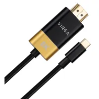 Кабель мультимедійний USB-C to HDMI M 1.5m v2.1 8K60Hz Gold plated Vinga (VCPVCCH2115) - 2