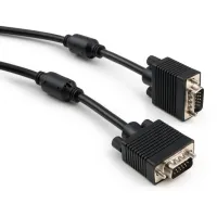 Кабель мультимедійний VGA M to VGA M 15.0m Vinga (VCPVGAF15BK) - 1