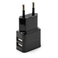 Зарядний пристрій Vinga 2 Port USB Wall Charger 2.1A (VCPWCH2USB2ABK) - 3