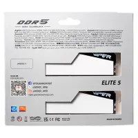 Модуль пам'яті для комп'ютера DDR5 32GB (2x16GB) 5600 MHz Viper Elite 5 Patriot (VEB532G5636KW) - 8