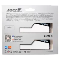Модуль пам'яті для комп'ютера DDR5 64GB (2x32GB) 6400 MHz Viper Elite 5 Patriot (VEB564G6432KW) - 8