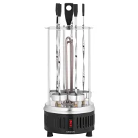 Електрошашличниця Ardesto VEG-HY1000, 900 Вт, 5 шампурів, обертання 360, U-подібні нагрівач (VEG-HY1000) - Зображення 1