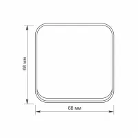 Вимикач Videx BINERA IP20 зовнішній 1кл білий (VF-BNS11-W) - 4