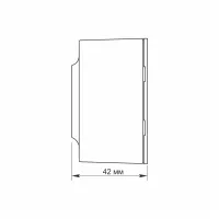 Розетка Videx BINERA IP20 зовнішня 1ая із заземленням біла (VF-BNS21G-W) - 5
