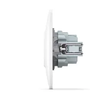 Розетка Videx BINERA 1ая с заземлением (VF-BNSK1G-W) - Изображение 3