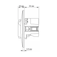 Розетка Videx VF-BNSK1GUC-SS - 6