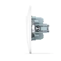 Переключатель Videx BINERA 1кл проходной белый (VF-BNSW1P-W) - Изображение 3