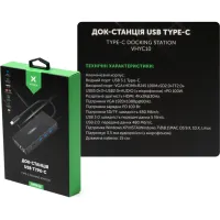 Концентратор Vinga USB-C 3.1 to VGA+HDMI+RJ45+3xUSB3.0+USB2.0+SD/TF+PD100W+Audio (VHYC10) - 8