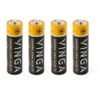 Батарейка AA LR6 Alkaline 4pcs Blister Vinga (VJABAA4) - 2