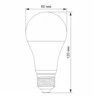 Лампочка Videx LED A60e 12W E27 4100K (VL-A60e-12274-S) - Зображення 3