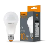Лампочка Videx A60eD 10W E27 4100K 220V (VL-A60eD-10274) - Зображення 2