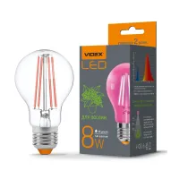 Лампочка Videx Filament A60FF 08W E27 1200K (VL-A60FF-08271) - Зображення 2