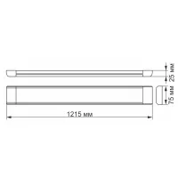 Світильник Videx LED 54W 1,2М 5000K (VL-BN-54125) - 2