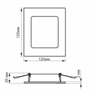 Світильник Videx LED 6W 5000K 220V (VL-DLBS-065) - 5