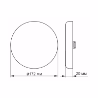 Світильник Videx LED 24W 4100K (VL-DLFR-244) - Image 3
