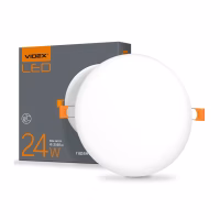 Світильник Videx LED 24W 4100K (VL-DLFR-244) - Image 1