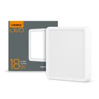 Світильник Videx LED накладний квадрат 18W 5000K (VL-DLSS-185) - 3
