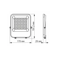 Прожектор Videx LED PREMIUM VIDEX F2 30W 5000K (VL-F2-305G) - Зображення 2