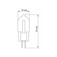 Лампочка Videx G4C 12V 2W G4 4100K (VL-G4C-02124) - Зображення 3