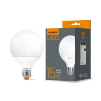 Лампочка Videx G95e 15W E27 4100K (VL-G95e-15274) - Зображення 2