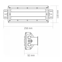 Світильник Videx висотний лінійний  50W 5000K 220V (VL-HB022-0505B) - 3