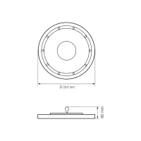 Світильник Videx 100W 5000K 12000Lm 220V чорний (VL-HBe03-1005B) - 7