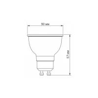 Лампочка Videx MR16e 8W GU10 4100K (VL-MR16e-08104) - Зображення 3