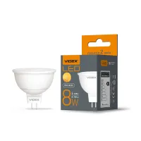 Лампочка Videx MR16e 8W GU5.3 4100K (VL-MR16e-08534) - Изображение 2