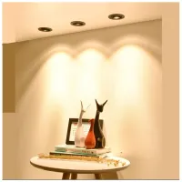 Світильник точковий Videx під лампу GU10 врізний Круглий Чорний (VL-SPF08R-B) - Зображення 4