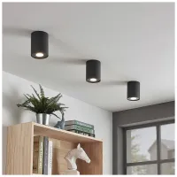 Світильник точковий Videx під лампу GU10 накладний Чорний (VL-SPF13A-B) - Зображення 4