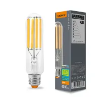 Лампочка Videx LED Filament T38F 24W E27 5000K (VL-T38F-24275) - Изображение 3