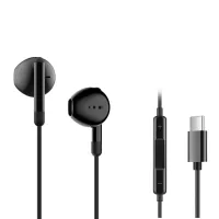 Навушники Ergo VM-730 Type-C Earphones Black (VM-730K) - 1