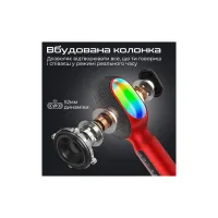 Мікрофон Promate VocalMic Bluetooth 2 x AUX LED Red (vocalmic.red) - 3