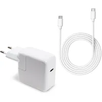 Блок живлення до ноутбуку Vinga Apple 30W 5V3A/9V3A/12V2.4A/14.5V2A/ 18V1.5A/20V1.5A USB-C (VPA-30-APP-C) - 1